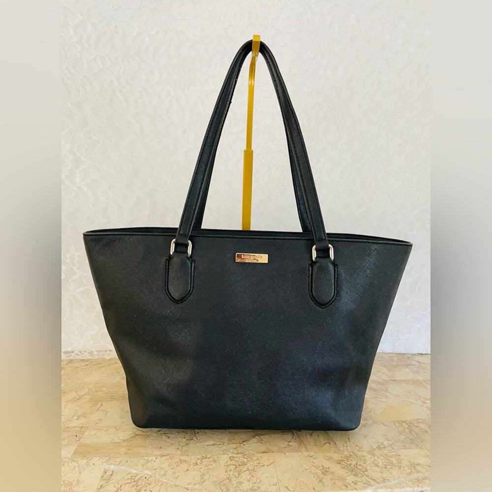 Kate Spade New York shoulder bag grossgrain Black medium Tote Bag
